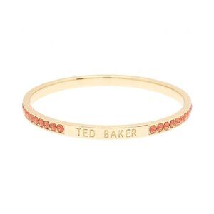 Ted Baker Clem Narrow CORAL Swarovski Crystal Band Bangle